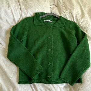 Zara green sweater